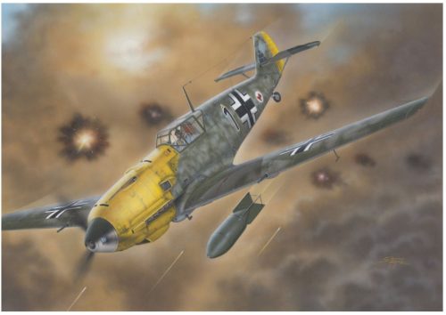 Special Hobby 72496 Messerschmitt Bf 109E-4/7 ‘Staffelkapitäne’’ 1/72 repülőgép makett