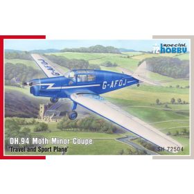   Special Hobby 72504 DH.94 Moth Minor Coupe ‘Travel and Sport Plane’ 1/72 repülőgép makett