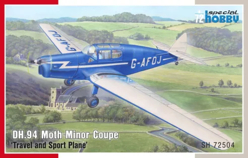Special Hobby 72504 DH.94 Moth Minor Coupe ‘Travel and Sport Plane’ 1/72 repülőgép makett
