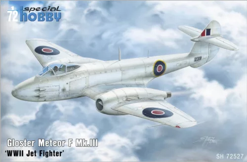 Special Hobby SH72527 Gloster Meteor F MK. III WW II Jet Fighter repülőgép makett 1/72