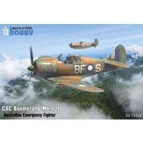   Special Hobby 72539 CAC Boomerang Mk.I/II ‘Australian Emergency Fighter’ 1/72 repülőgép makett