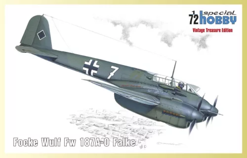 Special Hobby VT72002 Focke Wulf Fw-187A-0 Falke (1/72) repülőgép makett