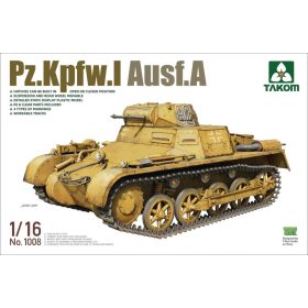 TAKOM 1008 Pz.Kpfw.I Ausf.A 1/16 harckocsi makett