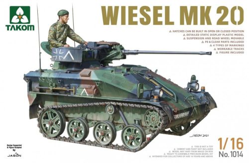 TAKOM 1014 Wiesel MK 20 1/16 harckocsi makett