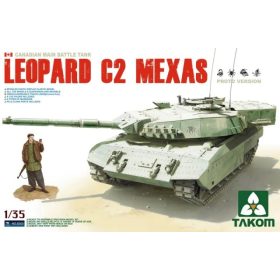   TAKOM 2003 CANADIAN MAIN BATTLE TANK LEOPARD C2 MEXAS + figura 1/35 makett