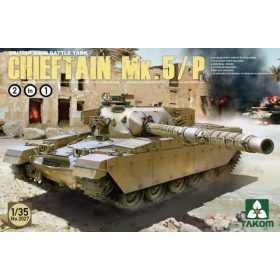   TAKOM 2027 British Main Battle Tank Chieftain Mk.5/P 2 in 1 1/35 harckocsi makett