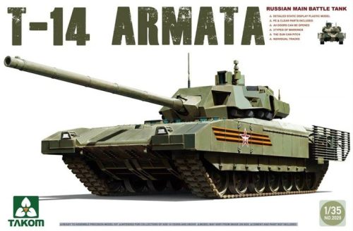 TAKOM 2029 T-14 ARMATA RUSSIAN MAIN BATTLE TANK 1/35 harckocsi makett