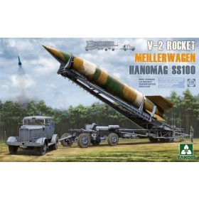   TAKOM 2030 WWII German V-2 Rocket Transporter/Erector Meillerwagen + Hanomag SS100 1/35 makett