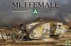 TAKOM 2033 Mk.I FEMALE WWI Heavy Battle Tank 1/35 harckocsi makett