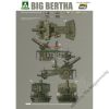 TAKOM 2035 Krupp 420mm Big Bertha GERMAN EMPIRE WWI siege gun 1/35 makett