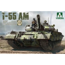 TAKOM 2041 T-55 AM 1/35 harckocsi makett