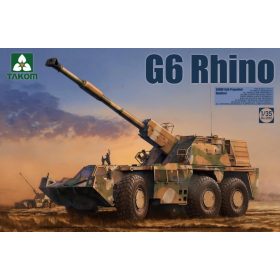   TAKOM 2052 SANDF Self-Propelled Howitzer G6 Rhino 1/35 makett