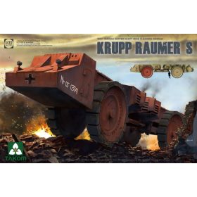   TAKOM 2053 WWII German Super Heavy Mine Cleaning Vehicle Krupp Raumer S 1/35 makett