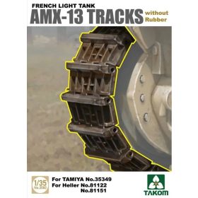   TAKOM 2060 French Light Tank AMX-13 Tracks without Rubber lánctalp 1/35 makett