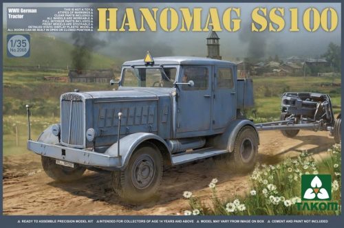 TAKOM 2068 Hanomag SS100 Gigant WWII German Tractor 1/35 makett