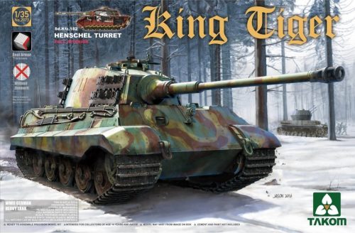 TAKOM 2073 King Tiger Henschel Turret w/interior [without Zimmerit] - Királytigris HENSCHEL to