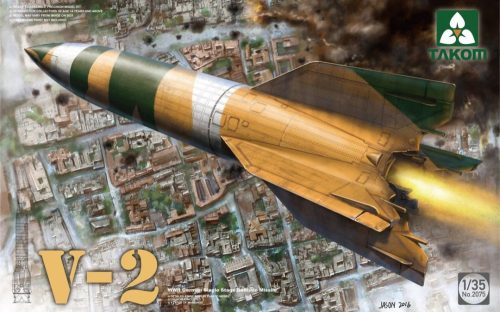 TAKOM 2075 V-2 WWII German Single Stage Ballistic Missile 1/35 makett