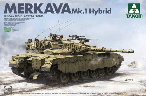 TAKOM 2079 Israeli Main Battle Tank Merkava 1 Hybrid 1/35 harckocsi makett