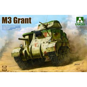 TAKOM 2086 British MediumTank M3 GRANT 1/35 harckocsi makett