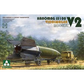 TAKOM 2110 V-2 ROCKET VIDALWAGEN HANOMAG SS100 1/35 makett