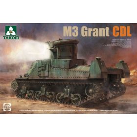   TAKOM 2116 British Medium Tank M3 GRANT CDL 1/35 harckocsi makett