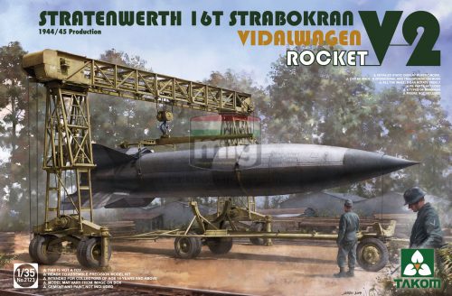 TAKOM 2123 Stratenwerth 16t Strabokran 1944/45 Production / V-2 Rocket/ Vidalwagen 1/35 makett