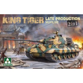   TAKOM 2130 German King Tiger Late Production Sd.Kfz.182 1/35 harckocsi makett
