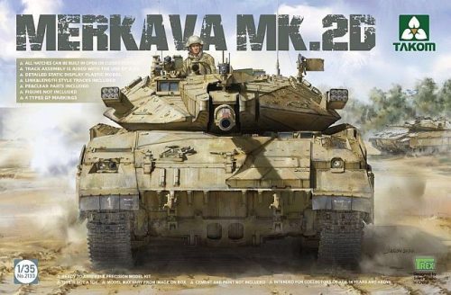 TAKOM 2133 Merkava Mk.2D Israel Defence Forces Main Battle Tank 1/35 harckocsi makett