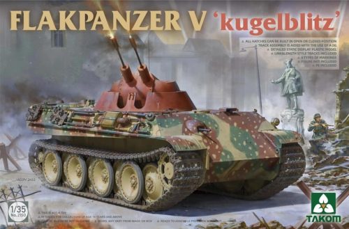 TAKOM 2150 Flakpanzer V Kugelblitz 1/35 harckocsi makett