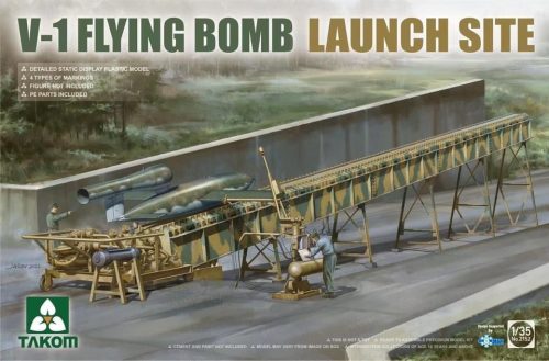 TAKOM 2152 V-1 Flying Bomb Launch Site 1/35 makett
