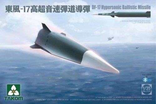 TAKOM 2153 DF-17 Hypersonic Ballistic Missile 1/35 makett