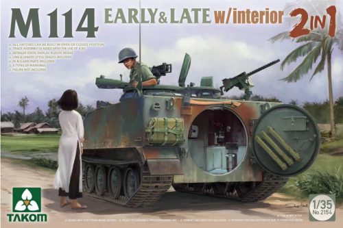 TAKOM 2154 M114 early & late type w/ interior 1/35 makett