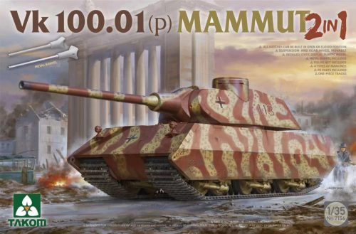 TAKOM 2156 German VK 100.01 (p) Mammut 1/35 harckocsi makett