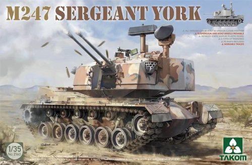 TAKOM 2160 US M247 Sergeant York 1/35 makett