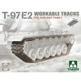   TAKOM 2163 T-97E2 Workable Tracks for M48/M60 family lánctalp 1/35 makett