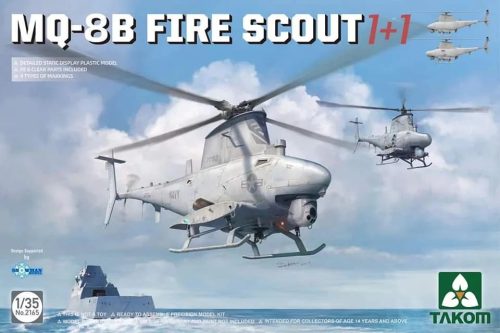TAKOM 2165 Northrop Grumman MQ-8B Fire Scout 1/35 helikopter makett