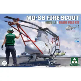   TAKOM 2169 Northrop Grumman MQ-8B Fire Scout w/ missile and blade fold kit 1/35 helikopter makett