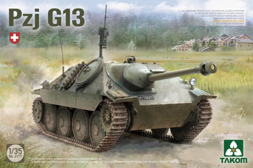TAKOM 2177 Pzj G13 1/35 harckocsi makett