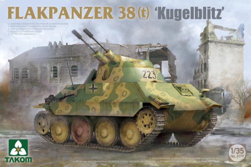 TAKOM 2179 Flakpanzer 38(t) Kugelblitz 1/35 harckocsi makett