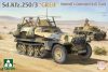 TAKOM 2194 German Sd.Kfz 250/3 «Greif» Rommel Command Half-Track 1/35 harckocsi makett