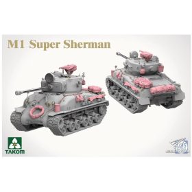 TAKOM 2206 US M1 Super Sherman 1/35 harckocsi makett