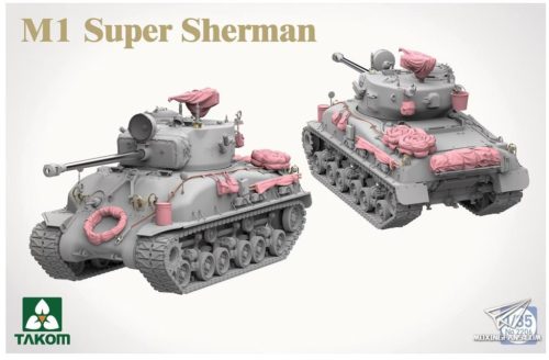TAKOM 2206 US M1 Super Sherman 1/35 harckocsi makett