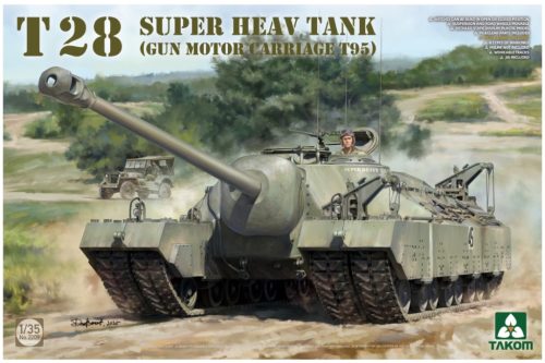 TAKOM 2209 T28 Super Heavy Tank (Gun Motor Carriage T95) 1/35 harckocsi makett