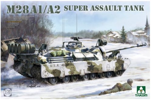 TAKOM 2210 M28A1/A2 Super Assault Tank 1/35 harckocsi makett