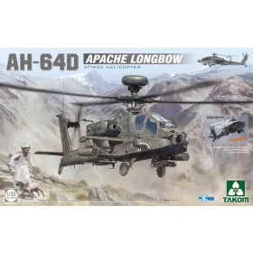 TAKOM 2601 AH-64D Apache Longbow 1/35 helikopter makett