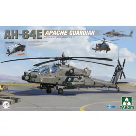 TAKOM 2602 AH-64E Apache Guardian 1/35 helikopter makett