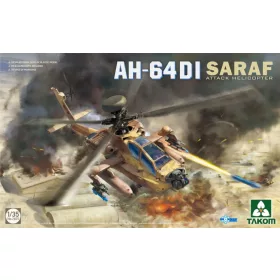 TAKOM 2602 AH-64E Apache Guardian 1/35 helikopter makett