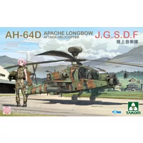   TAKOM 2607 AH-64D Apache Longbow J.G.S.D.F Attack Helicopter 1/35 helikopter makett