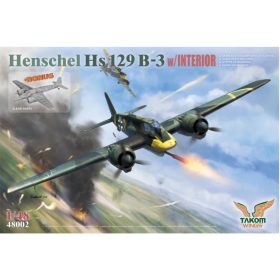 TAKOM 48002 Henschel Hs129 B-3 1/48 repülőgép makett