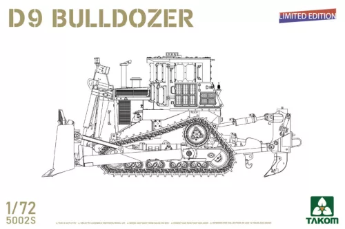 TAKOM 5002S D9 Bulldozer (Limited Edition) 1/35 harckjármű makett